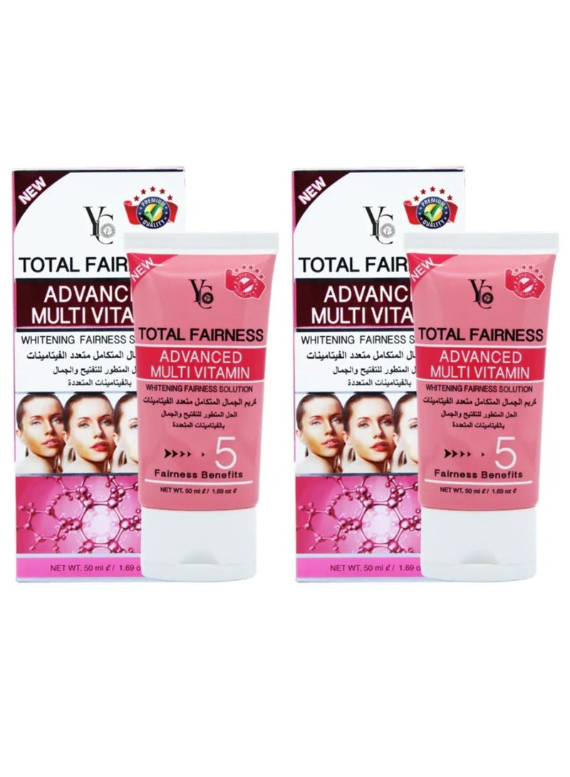 YC Two Pieces Of Total Fairness Advanced Multi Vitamin 2x50 ml - Image 2
