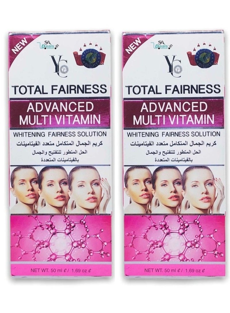 YC Two Pieces Of Total Fairness Advanced Multi Vitamin 2x50 ml - Image 1