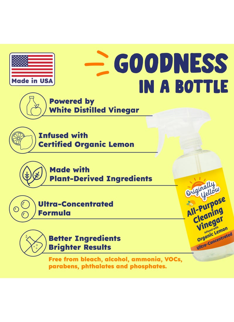 Originally Yellow All Purpose Cleaner Vinegar Spray Lemon - Image 2