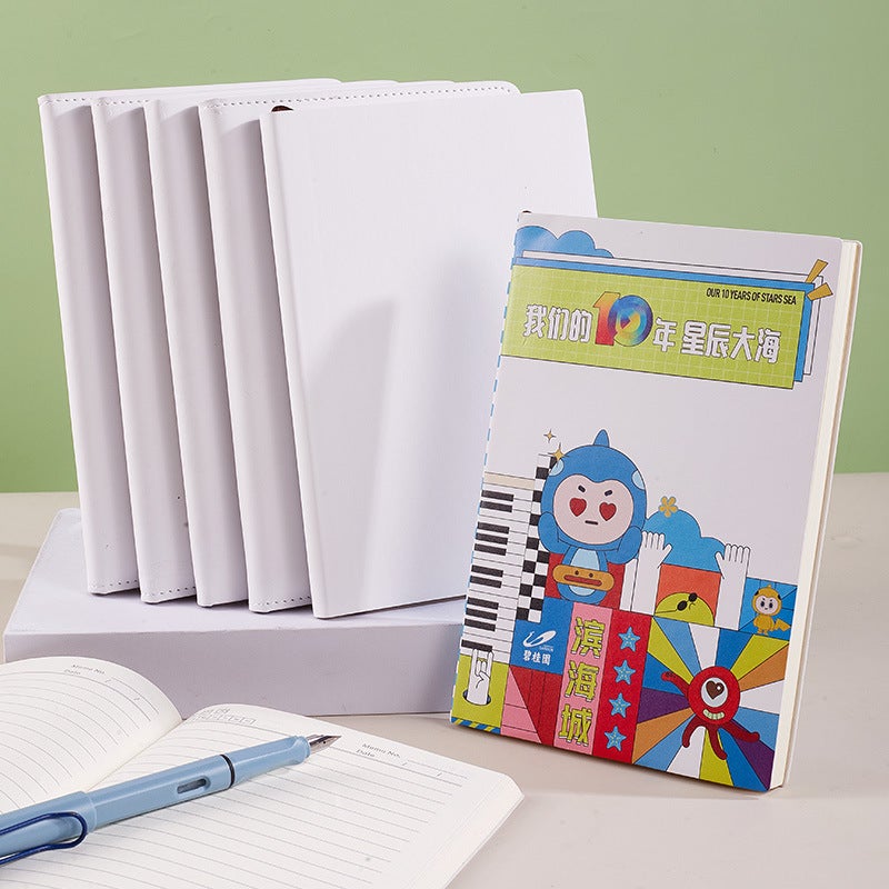 A5 Notebook Custom Gift Box Suit Full Color Printing Leather Surface To Picture Custom National Fashion Creative Pen - Image 5