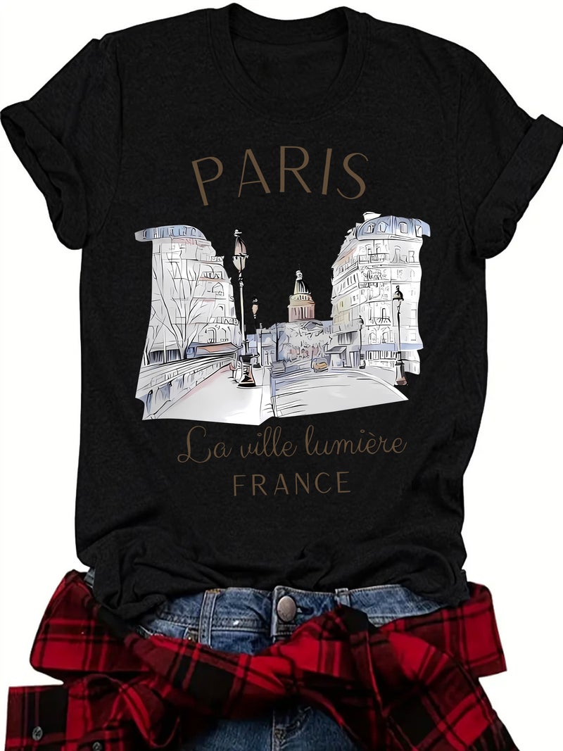 Summer Women'S Pattern Round Neck Short Sleeve Casual Fashion Explosion T-Shirt - Image 1