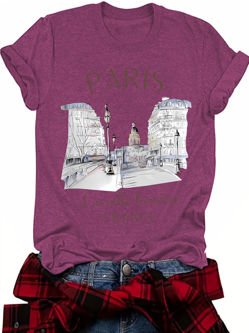 Summer Women'S Pattern Round Neck Short Sleeve Casual Fashion Explosion T-Shirt - Image 4