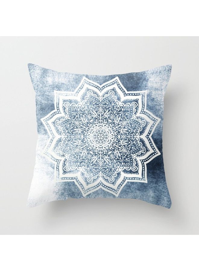 NIBEMINENT Printed Cushion Cover Blue/White