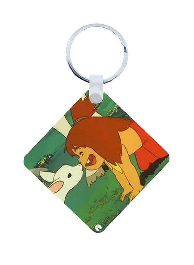RKN Adnan And Lina Wooden Keychain