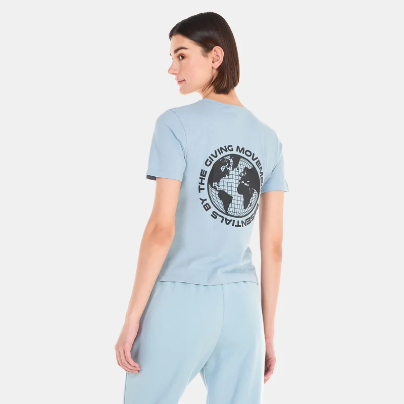 The Giving Movement Women's Regular Fit Printed T-Shirt