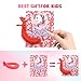 Gocozer 30Pack Valentines Day Cards with Stretchy String Toys Unicorn Noodles Fidget Toys for Kids Kids Valentines Exchange Gifts Ideas Preschool Valentine Gifts Favors - Image 4