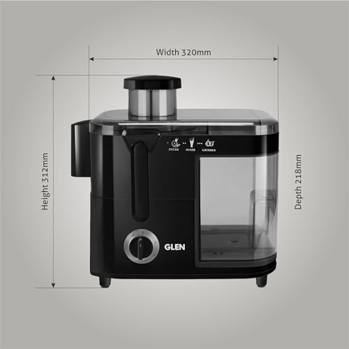 Glen Juicer With Stainless Steel Filter & 2 Speed Settings With Pulse Function, 600W - Black (Sa4014Ju) ,1.5 L - Image 5