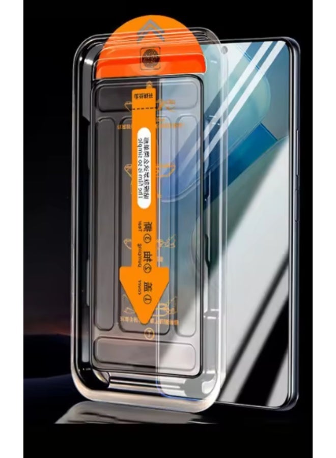 كلاس واقي شاشة كامل لهاتف آيفون 17 برو ، عبوة واحدة، مع طقم محاذاة تلقائية، فائق الوضوح، مقاوم للخدوش، حماية بمعايير عسكرية، سهل التركيب، مقاوم لبصمات الأصابع، خالٍ من الفقاعات - Image 1