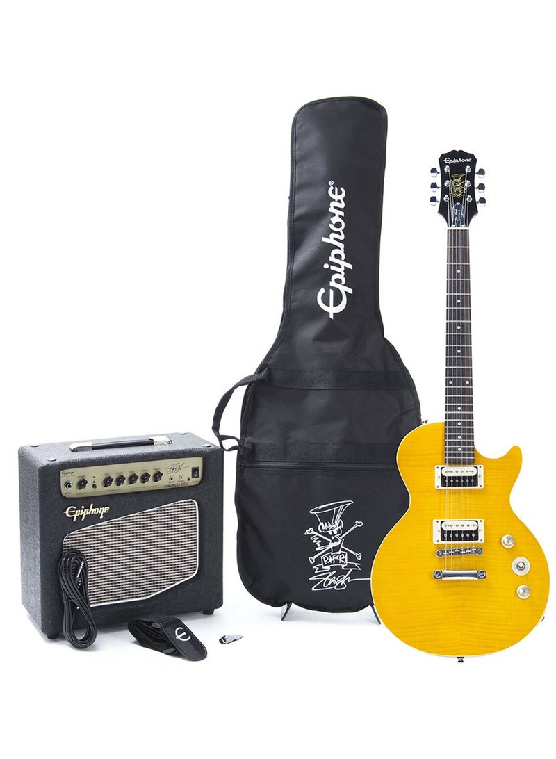 Epiphone مجموعة جيتار كهربائي صلبة مع مكبر صوت كومبو بقوة 15 وات - Image 1