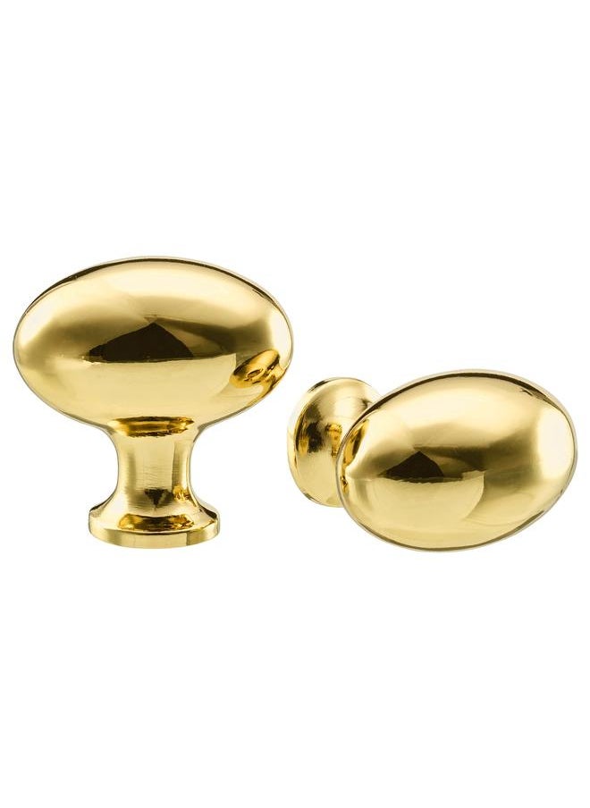 Generic Knob, brass-colour, 35 mm  - Image 1