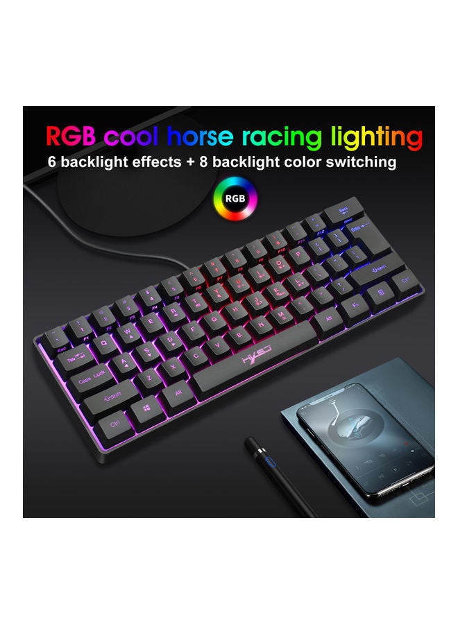 V700 Wired RGB Streamer Gaming Keyboard Black - Image 2