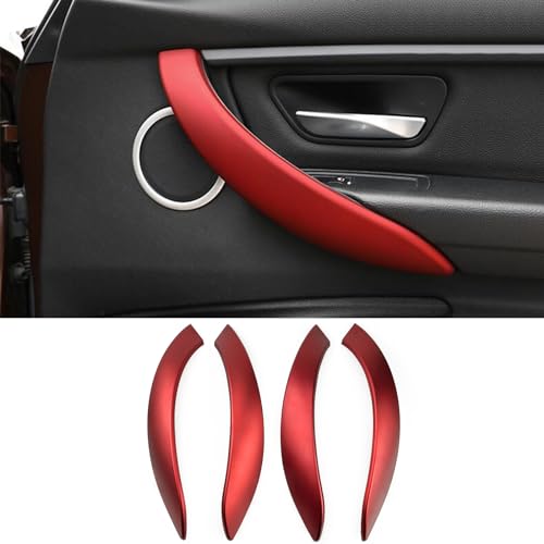 CHUANGHUI Car Door Handle for BMW 3 4 Series 3GT F34 F36 F30 2013-2018 Interior Door Handles Replace Cover Car Door Handle 320i 328i 330i 335i 340i (Sport Red) - Image 1