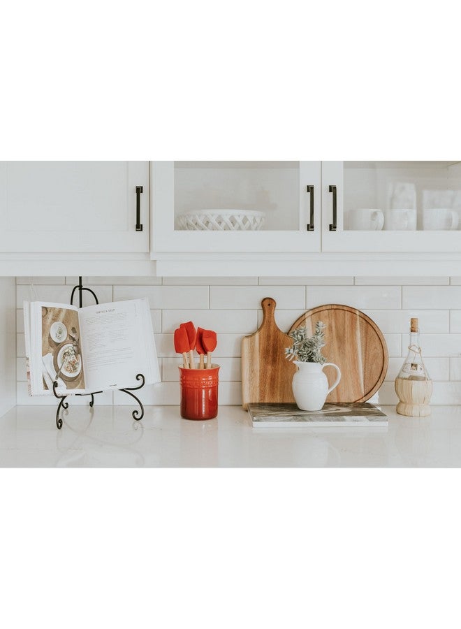 Le Creuset Le Creuset Silicone Craft Series Utensil Set with Stoneware Crock, 5 pc., Cerise  - Image 4