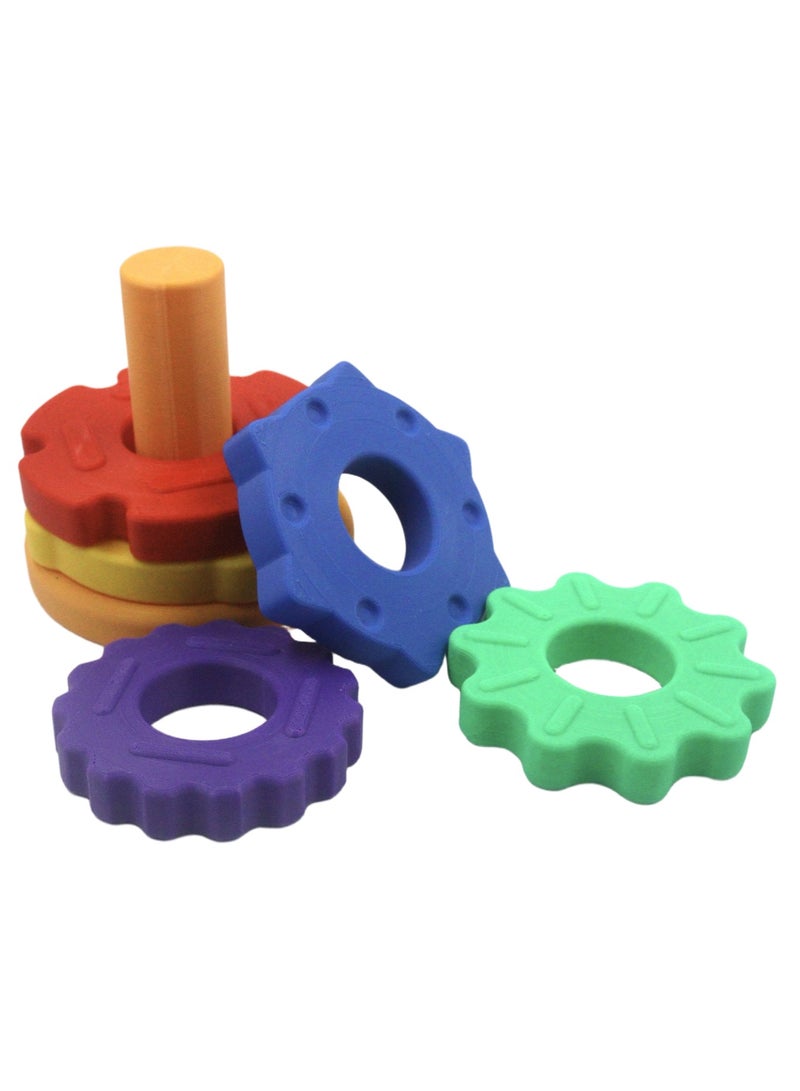 3D Brothers Shape Sorter Stacker Toy for Kids - Educational and Fun Learning Toy - Image 1