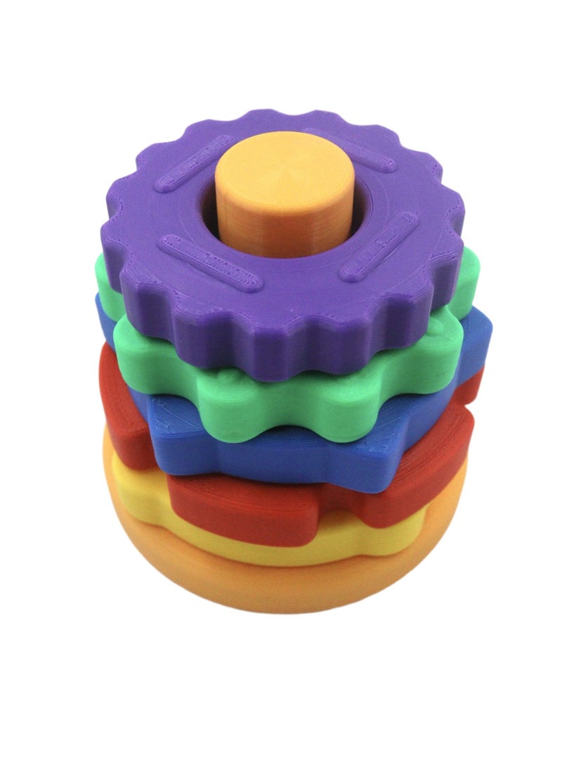 3D Brothers Shape Sorter Stacker Toy for Kids - Educational and Fun Learning Toy - Image 4