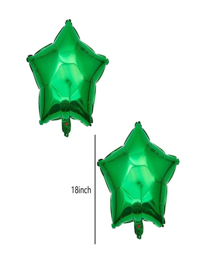 DYT 5Pcs Tractor Foil Balloons Green Tractor Birthday Number 2 Mylar Foil Balloon Farm for 2nd Birthday Party Decorations - Image 3