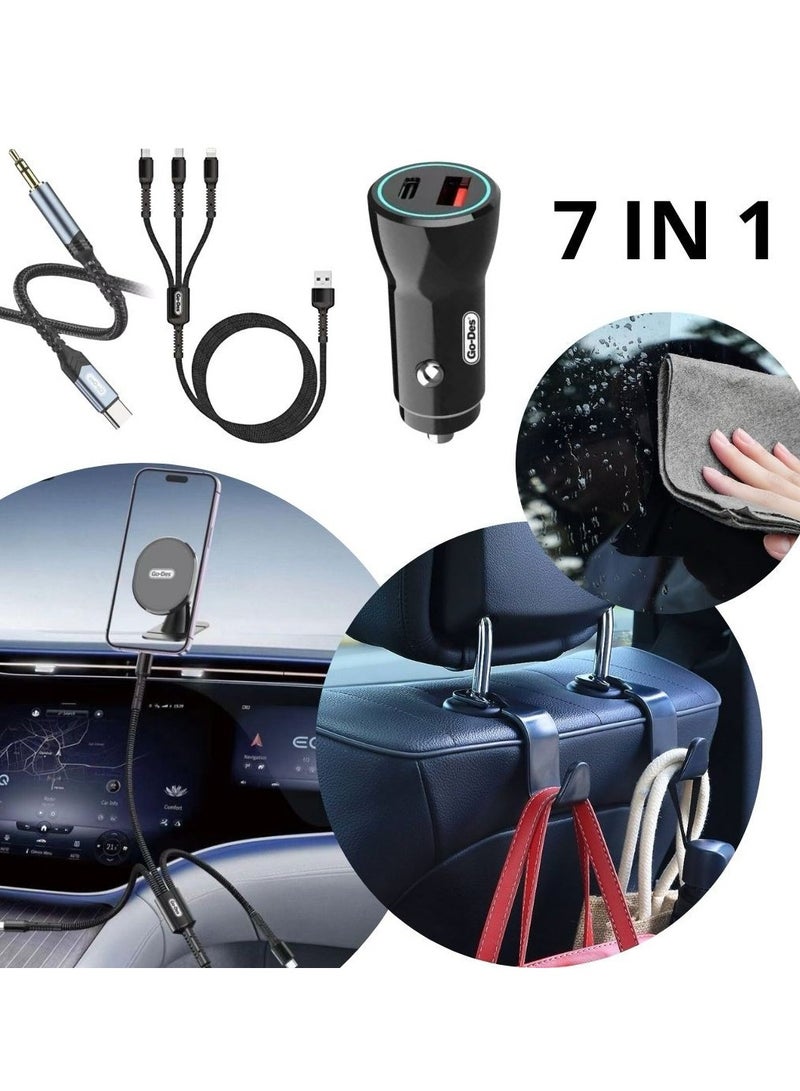 Go-Des 7 in 1 Car Phone Accessories - Image 1
