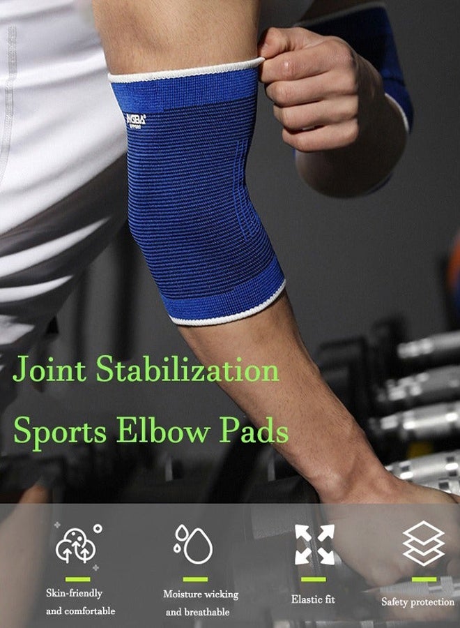 جينجبا سابورت دعامة الكوع الرياضية للبالغين في الهواء الطلق وكرة السلة والكرة الطائرة ورفع الأثقال واللياقة البدنية وركوب الدراجات ومعدات الحماية لتخفيف آلام الكوع للاعبي التنس والجولف - أكمام ضغط الكوع لرفع الأثقال والتمارين واللياقة البدنية والتهاب المفاصل والتهاب الجراب - دعامة الكوع لالتهاب الأوتار للرجال والنساء - Image 1