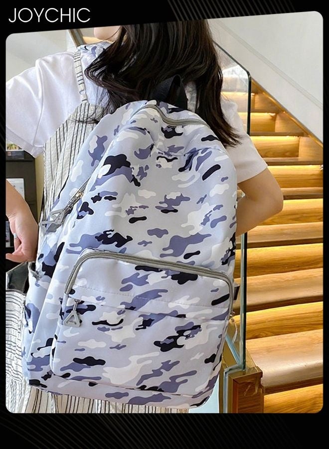 Joychic حقيبة ظهر مدرسية كبيرة السعة من قماش مطبوع مقاوم للماء ومتين 3 قطع مع أحزمة قابلة للتعديل لطلاب المرحلة الابتدائية والمتوسطة والثانوية - Image 3