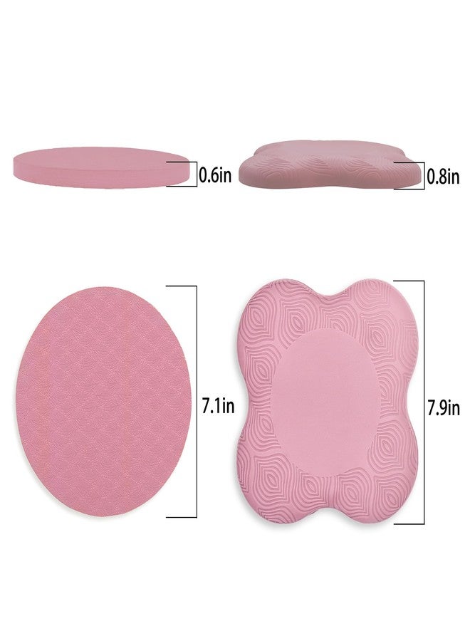 SAMTKA Premium Exercise Knee Support Set of 10 | Thick Foam Yoga Pilates Cushion for Women Men | Knees Elbows Wrists Hands Head Protection (Pink) - Image 2