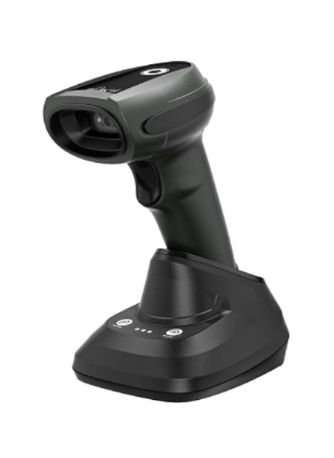 Birch - BD-6510T Wireless handheld barcode scanner, 2D & QR code reader, incl. cradle, USB, black - Image 1