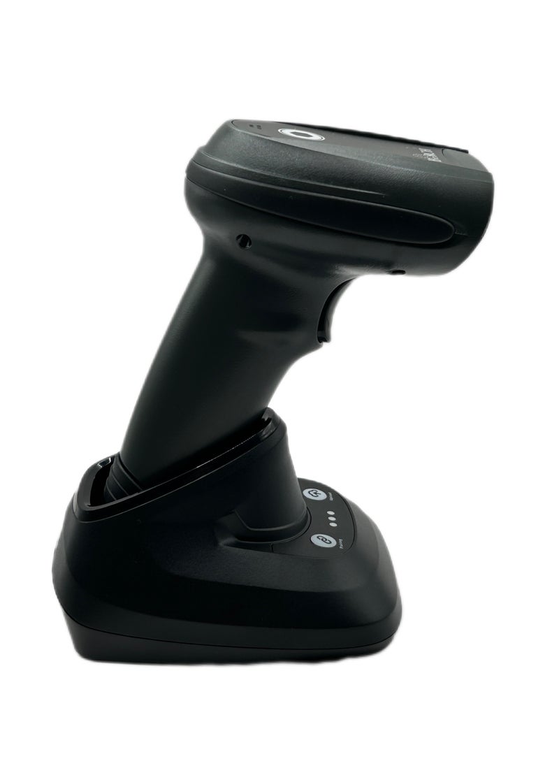 Birch - BD-6510T Wireless handheld barcode scanner, 2D & QR code reader, incl. cradle, USB, black - Image 1