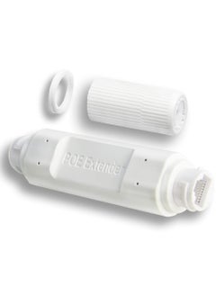 Outdoor Waterproof POE Extender, 48V Standard 10/100Mbps Network Repeater for Serial Port Monitoring, Plug and Play Power Signal Enhancer.