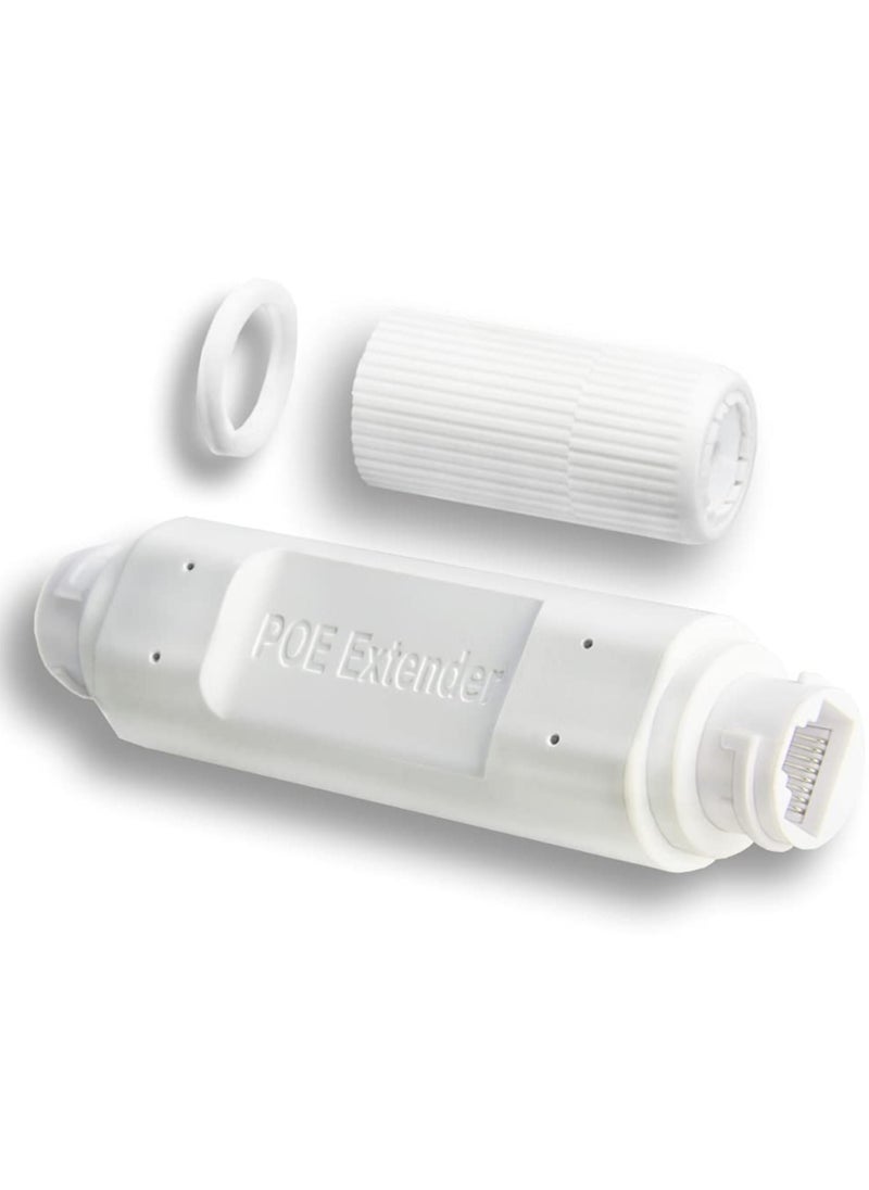 Generic - Outdoor Waterproof POE Extender, 48V Standard 10/100Mbps Network Repeater for Serial Port Monitoring, Plug and Play Power Signal Enhancer. - Image 1