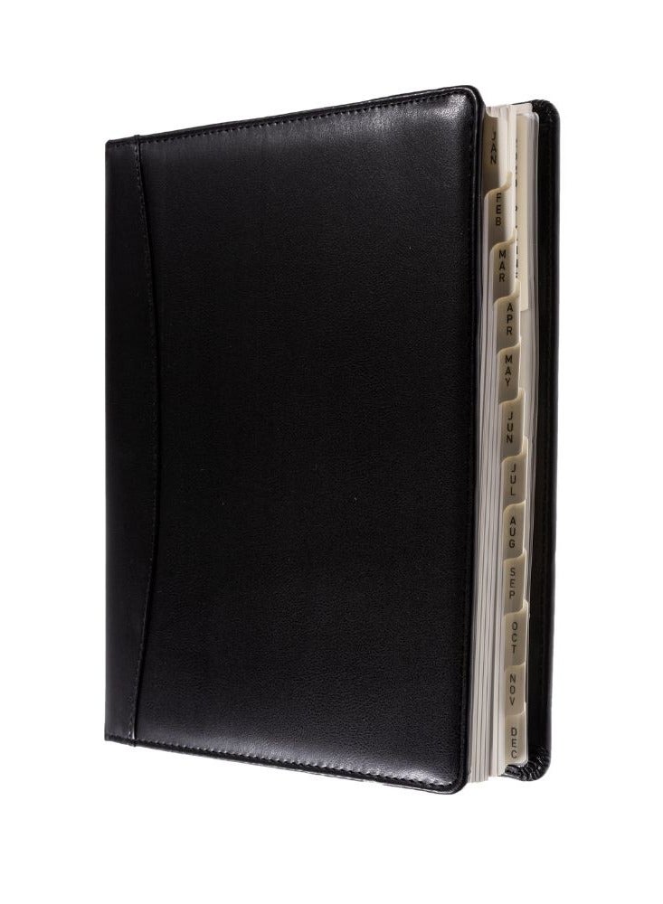 Collins Collins Elite 2024 Diary Compact week to view Planner (with Appointments) - Business Planner and Organiser - January to December 2024 Diary - Daily - Black  - Image 1