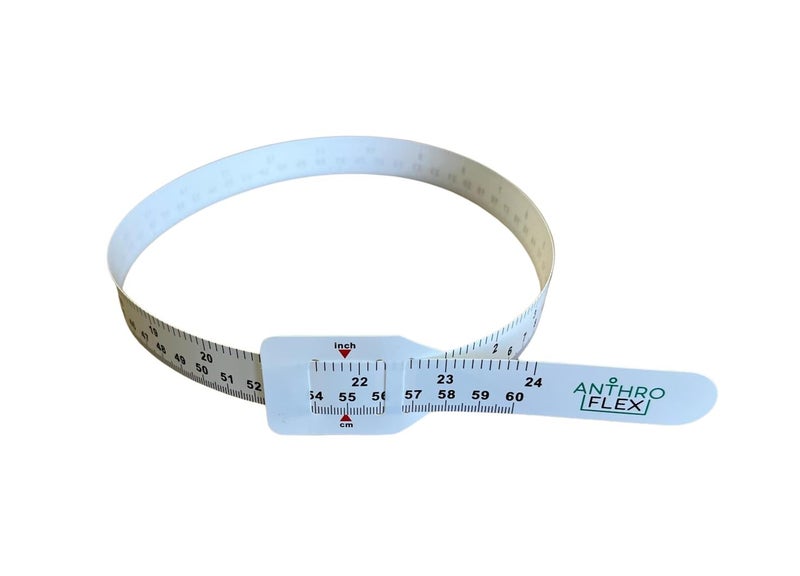 Pack of 5 AnthroFlex Infant Head Circumference Tape Measure for Pediatrics Baby Babies Plastic Reusable NonStretchable with End Insert for OFC Occipital Frontal Circumference Measurement