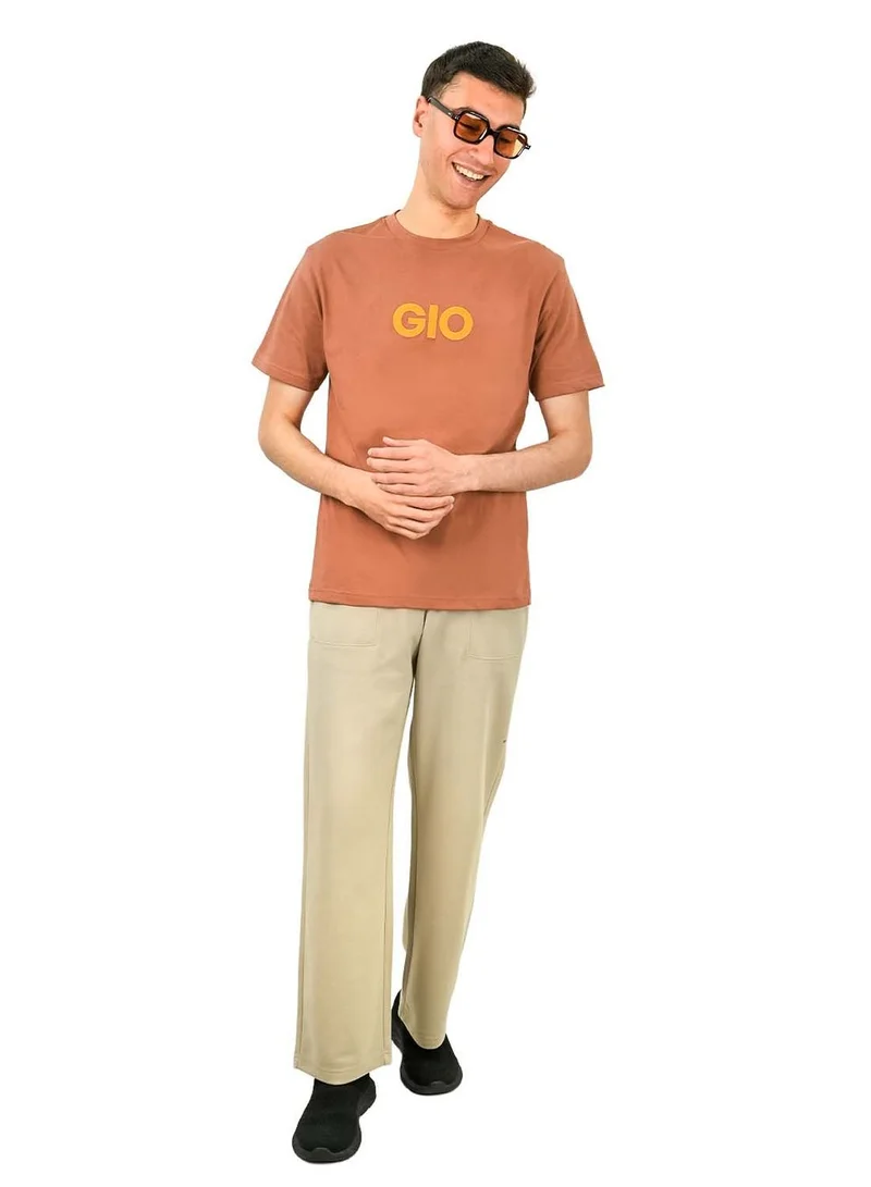 GIORDANO  Men's Cotton Signature Print Tee for Men | Best Price UAE