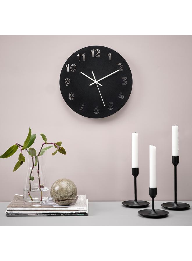 erorex Wall clock, black, 30 cm - Image 2