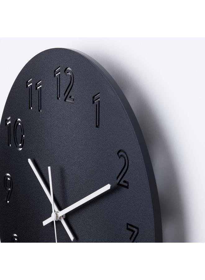 erorex Wall clock, black, 30 cm - Image 4