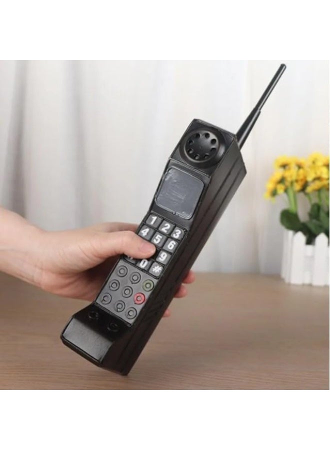 Vintage Retro Brick Mobile Phone, for Family Decoration, Vintage Shop, Coffee Decoration. (Black) - Image 2