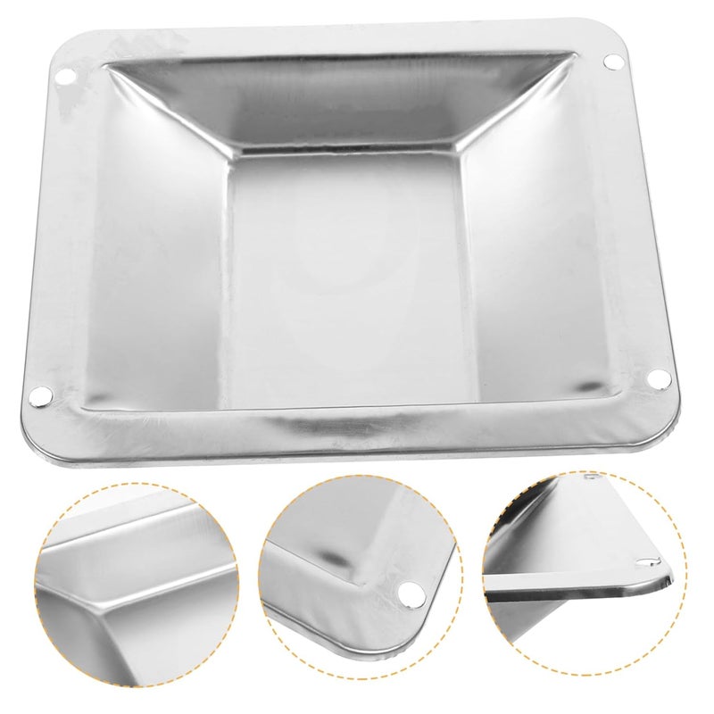 منفضة سجائر معدنية وسلة نفايات للاستخدام الداخلي والخارجي قطعة واحدة - Image 1