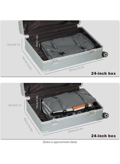 FALMER Portable Foldable 3-Tier Travel Shelf Organizer with Hanging Hook and Compressed Bag - Grey  - Image 4