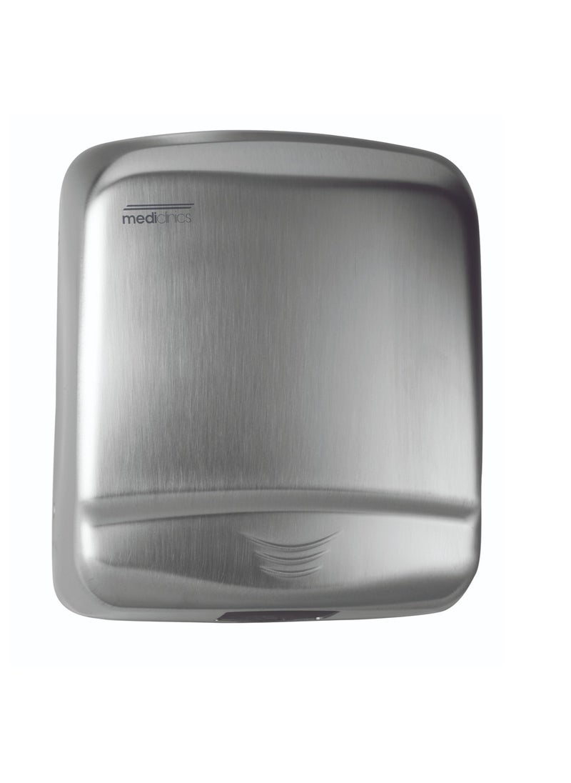 Mediclinics Mediclinics Automatic Hand Dryer with Powerful Airflow, 1640 Watts, Dries Hands in Under 40 Seconds, Made in Spain , Stainless Steel 