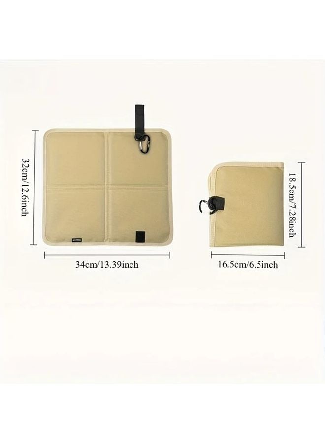 Thick All Season Folding Cushion Mat Heavy Duty Portable Compact With Carry Handle - Image 4