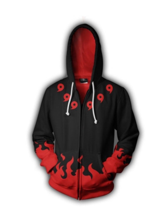 KUYING New NARUTO Zipper Casual Cardigan Jacket  - Image 1