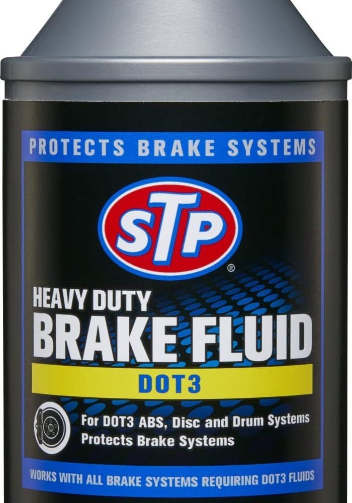 STP Heavy Duty Brake Fluid DOT 3 - 12 oz - Image 1