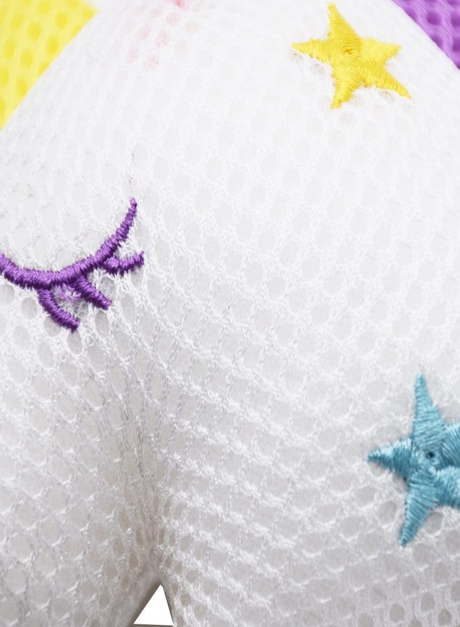 Ralcosuss Cute Unicorn Kids Bath Loofahs Balls for Baby Girls Boys Mesh Shower Ball Pouf Exfoliating Bath Sponge Body Cleaner Bath Accessories (White Unicorn) - Image 3