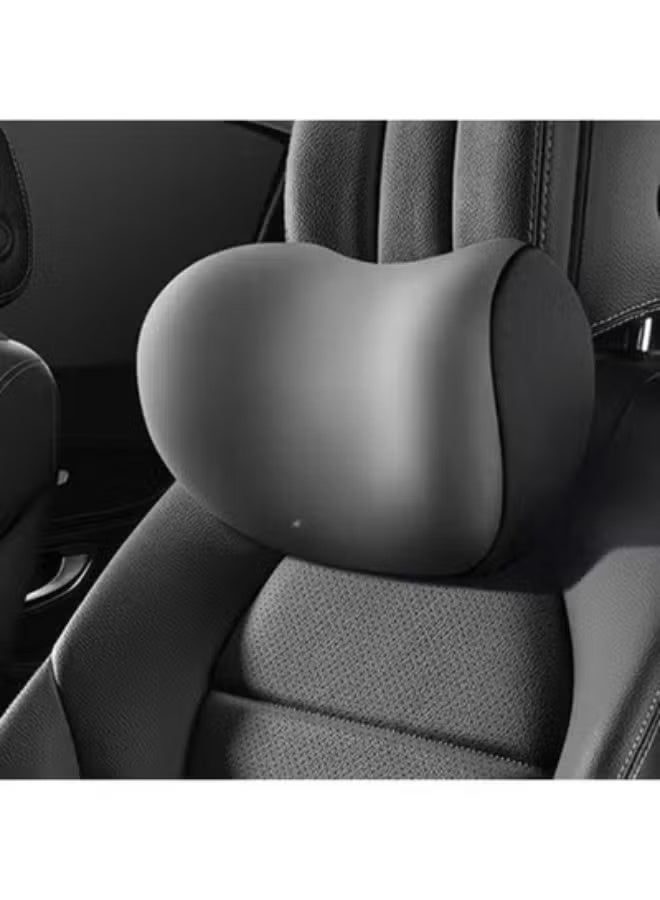 وسادة الرقبة للسيارة – دعم مريح للرقبة والظهر مع إسفنج ميموري، حزام قابل للتعديل وغطاء قابل للإزالة - Image 1