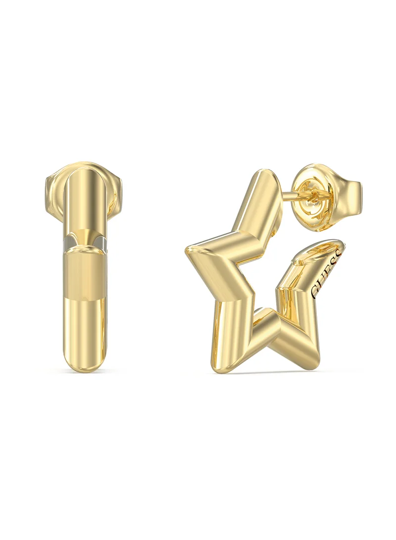 جس Iconique Non-Logo Earrings