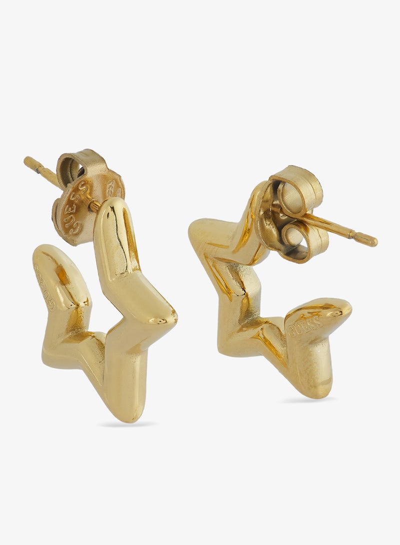 جس أقراط أيقونية بدون شعار - Image 2