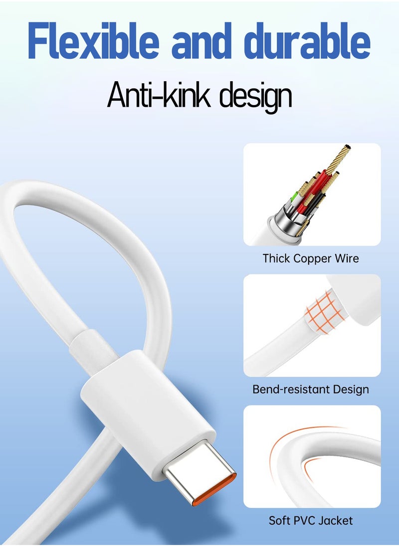 Data Cable - USB A to USB C Charging Cable - Charging Cable for iPad/ iPhone 16/15/Android - Can be used in home, car, data conversion