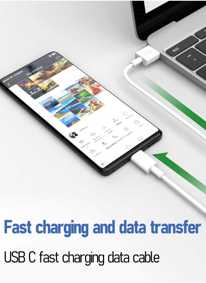Data Cable - USB A to USB C Charging Cable - Charging Cable for iPad/ iPhone 16/15/Android - Can be used in home, car, data conversion