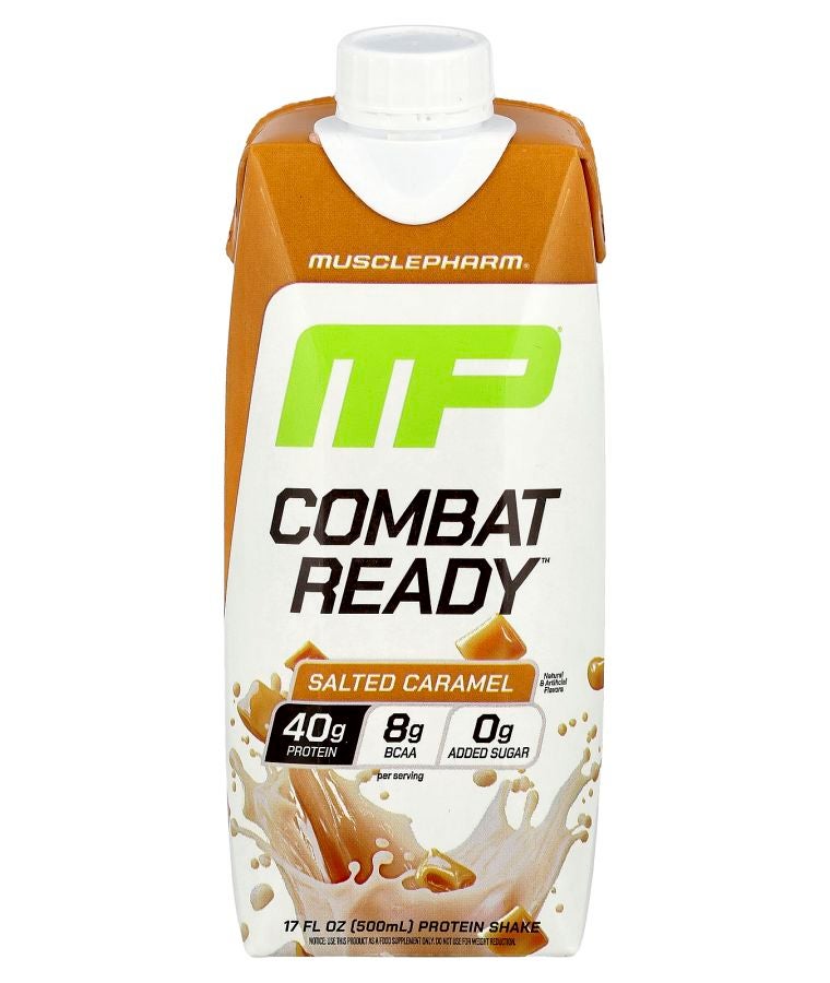 MusclePharm Combat Ready™ Protein Shake Salted Caramel 17 fl oz (500 ml)