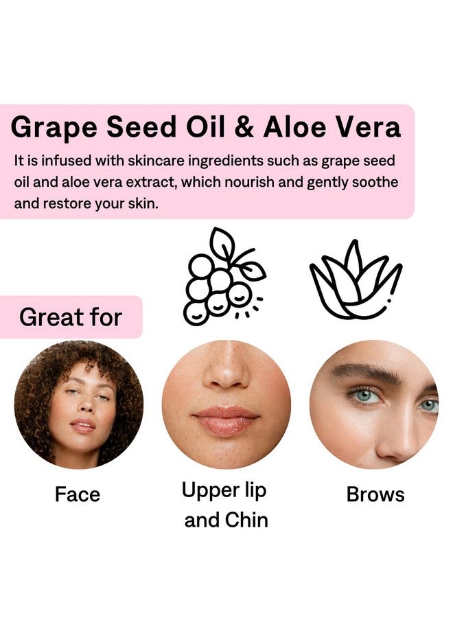 No mo-stache O Mostache Great Face Bundle Hypo Allergenic Waxing Strips For Facial Hair And Eyebrow - Image 5