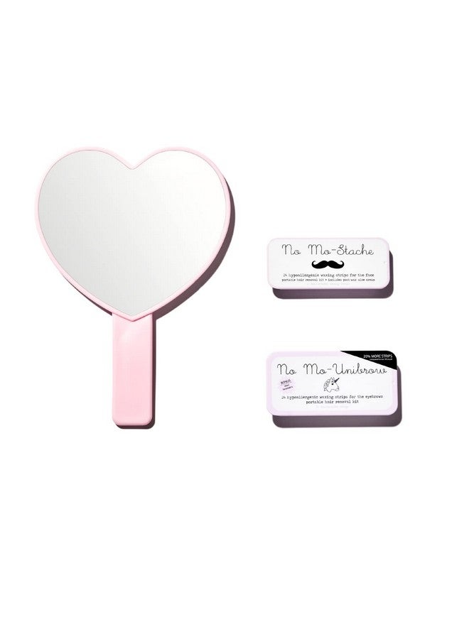 No mo-stache O Mostache Great Face Bundle Hypo Allergenic Waxing Strips For Facial Hair And Eyebrow - Image 2