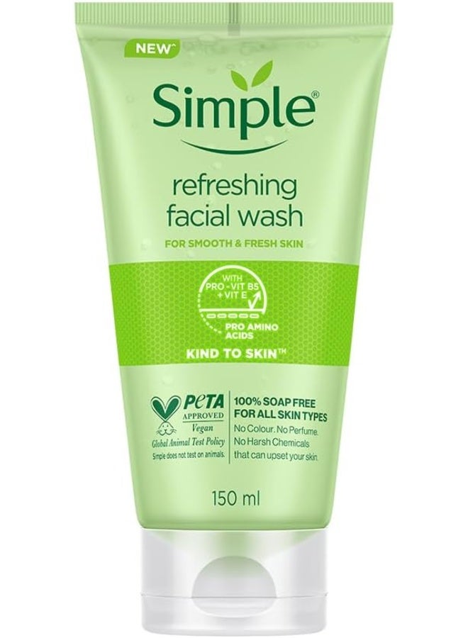 Simple Refreshing Facial Wash 150 Ml - Image 1